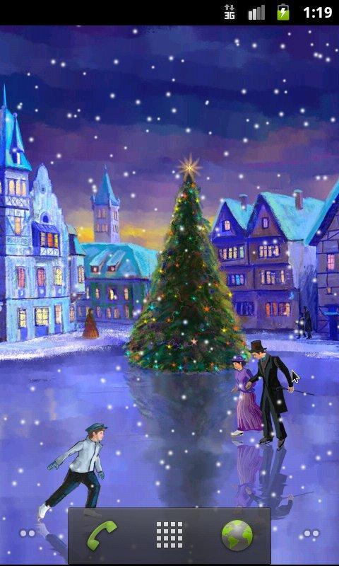 Sfondi Natale 480x800.Natale Rink Live Wallpaper For Android Apk Download