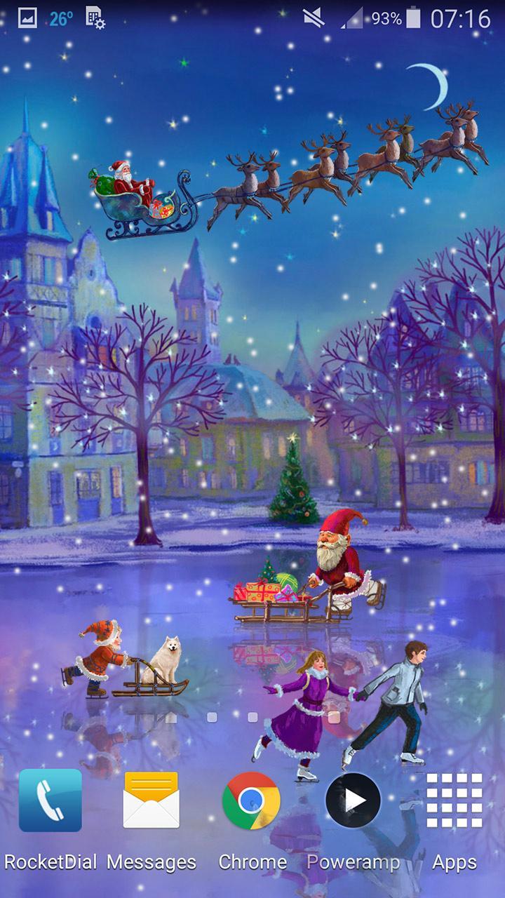 Sfondi Natalizi Live.Natale Rink Live Wallpaper For Android Apk Download