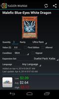 Wishlist for YuGiOh! Pro Ekran Görüntüsü 2