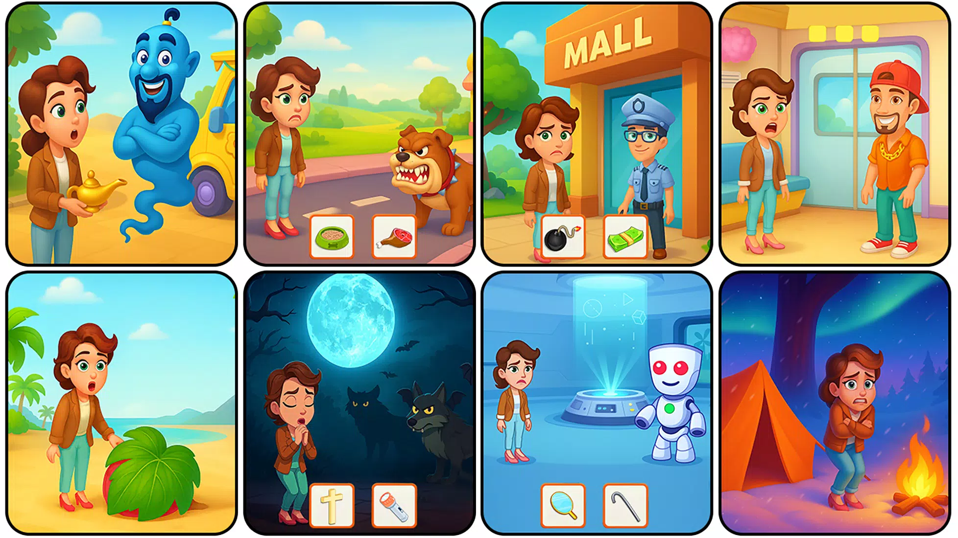 帮助女孩:救援谜题