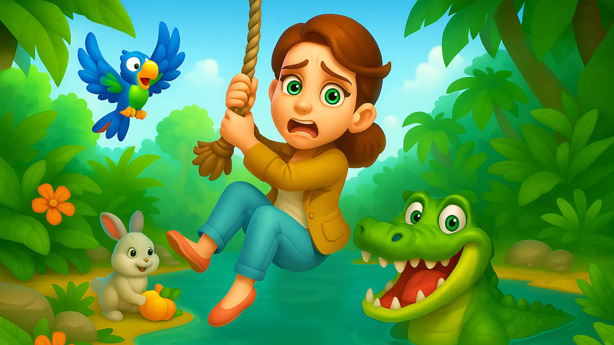 帮助女孩:救援谜题