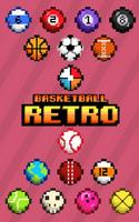 Basketball Retro Affiche