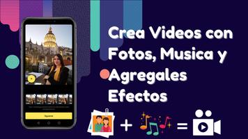 Crea Videos con Fotos y Musica Affiche