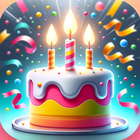 Feliz Aniversário com Imagem ícone