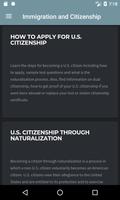Information on Immigration and Citizenship - USA capture d'écran 2