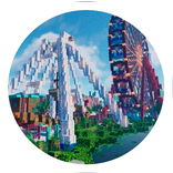 Dufan theme park map for mcpe