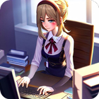 Anime Games: Office Girl Sim Zeichen