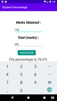 Pocket Size Student Percentage Calculator Official capture d'écran 2