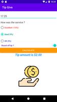 Tip Give - A simple and small  Tip calculator app 스크린샷 2