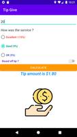 Tip Give - A simple and small  Tip calculator app 截圖 3