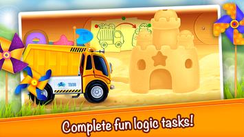 Cars in Sandbox (app 4 kids) تصوير الشاشة 1