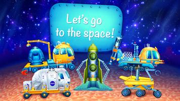 Space vehicles (app for kids) poster