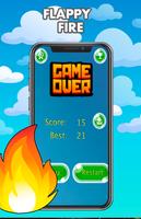 Flappy fire - Jump Game Online تصوير الشاشة 3