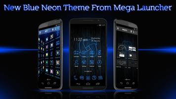 Mega Neon Theme Affiche
