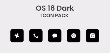 OS 16 Dark Theme/Icon Pack