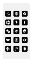 OS 17 Dark Theme/Icon Pack 스크린샷 3