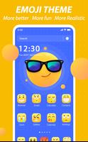 Cute Funny Emoji Themes Plakat