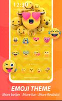 Thèmes Emoji drôles et mignons capture d'écran 1