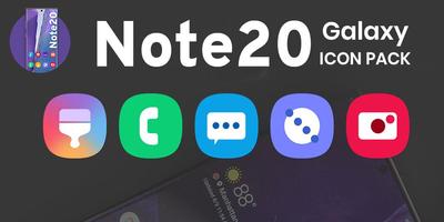 3 Schermata Galaxy Note20 Theme/Icon Pack