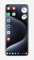 Phone 15 Theme for Launcher captura de pantalla 1