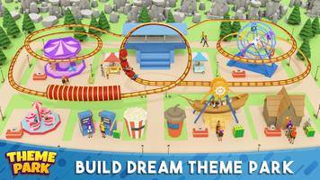 Theme Park Roller Coaster Game poster