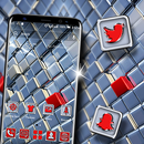 3D Sliver Square Theme APK