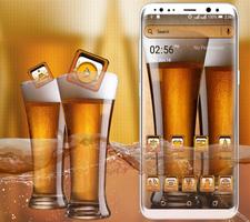 Beer Glass Launcher Theme Affiche