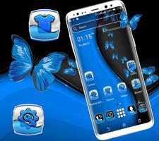 Black Butterfly Launcher Theme capture d'écran 2