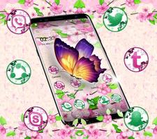 Poster Butterfly Flower Launcher