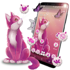 Cat Butterfly Launcher Theme icon