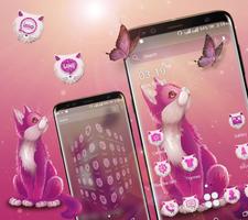 Cat Butterfly Launcher Theme تصوير الشاشة 1