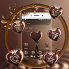 Chocolate Heart Launcher Theme
