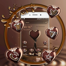 Chocolate Heart Theme APK