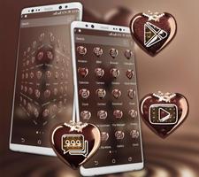 Chocolate Heart Theme 截图 1