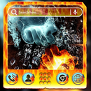 Fire Ice Hand Launcher Theme APK