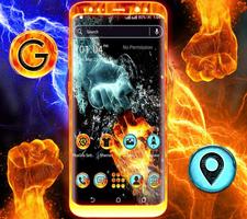 Fire Ice Hand Launcher Theme gönderen