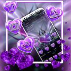 Purple Heart Launcher Theme icono