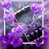 Purple Heart Launcher Theme アイコン