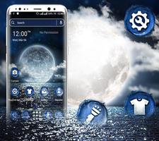 Sea Moon Launcher Theme تصوير الشاشة 1