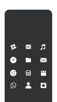 White Flat Icon Pack ภาพหน้าจอ 1