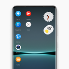 Xperia 1 IV theme for launher أيقونة