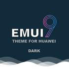 ikon Dark Emui 9 Theme for Huawei/Honor