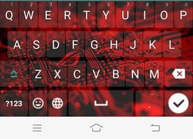 Red 3D Theme keyboard 🎮 gaming Mechanical capture d'écran 2