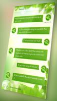 Green Garden SMS Theme captura de pantalla 1