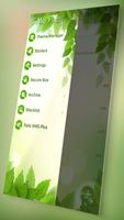 Green Garden SMS Theme capture d'écran 2