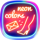 Neon Colors SMS Theme ไอคอน