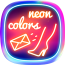 APK Neon Sparkle Colors SMS Plus