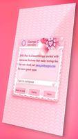 Pink SMS Messenger Theme اسکرین شاٹ 3