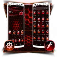 Cool Neon Hexa Launcher Theme APK Herunterladen