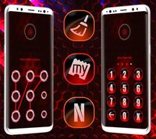 Cool Neon Hexa Launcher Theme 截图 3